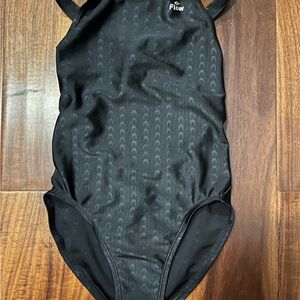 Kids Flow accelerate competitive training swim suit size 25. Black. Like new.